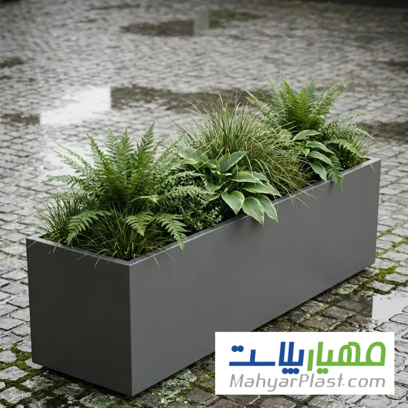 گلدان فلزی در رشت