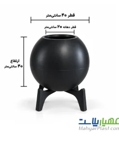 گلدان پلیمری مدل آزالیا