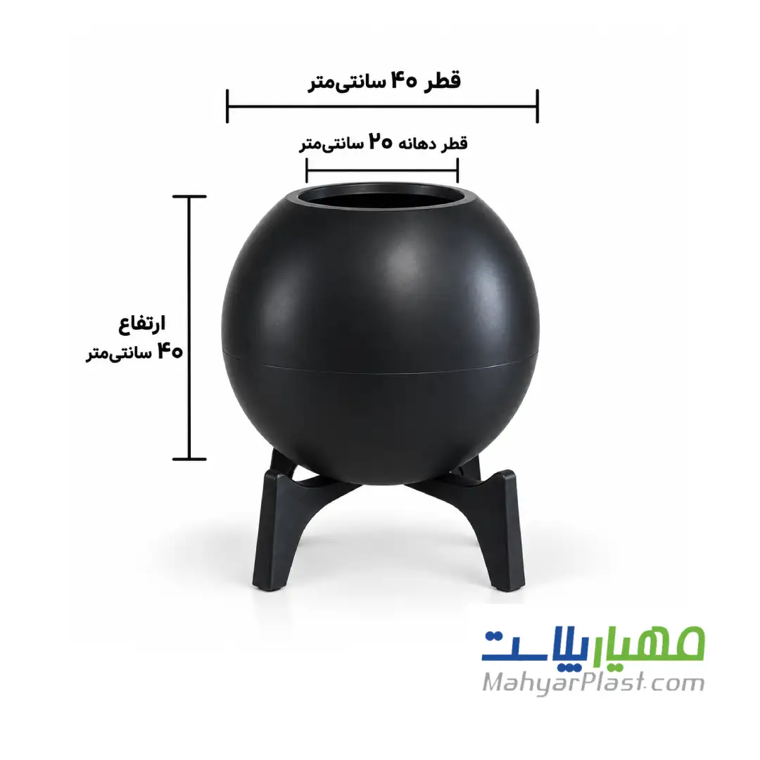گلدان پلیمری مدل آزالیا