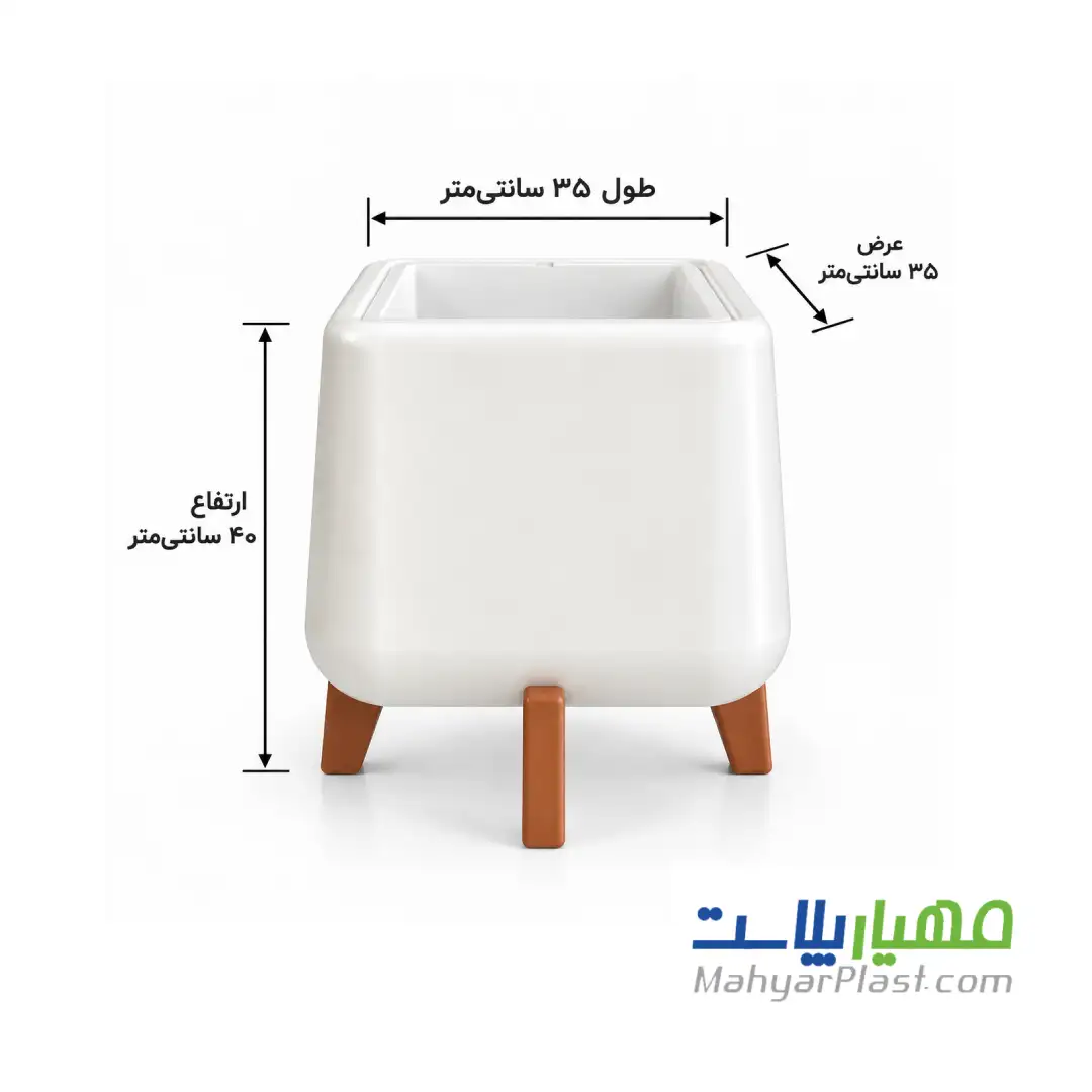 گلدان پلیمری مدل آلاله