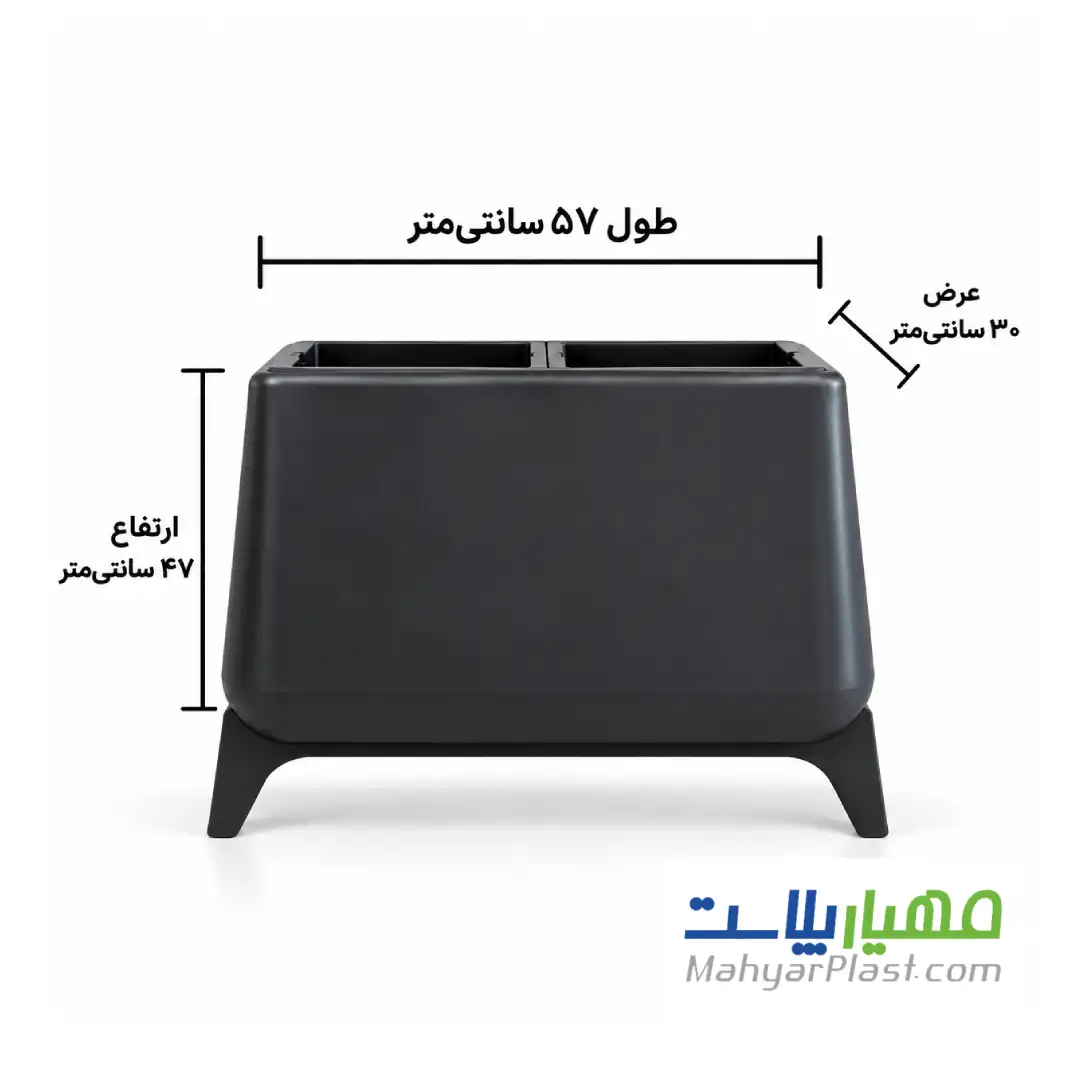 گلدان پلیمری مدل افرا