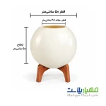 گلدان پلیمری مدل لوتوس